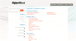 Desktop Screenshot of digipedia.cz