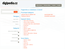 Tablet Screenshot of digipedia.cz